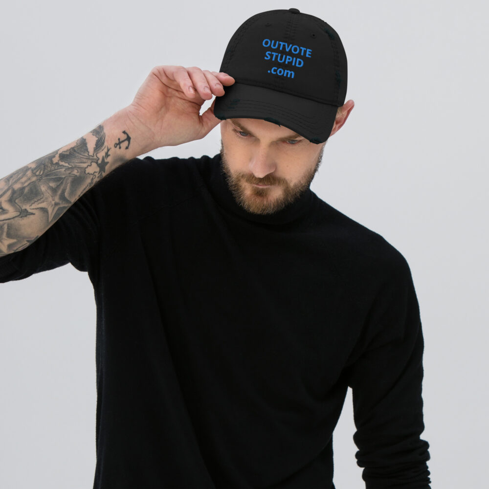 OutVote Stupid Dad Hat Black
