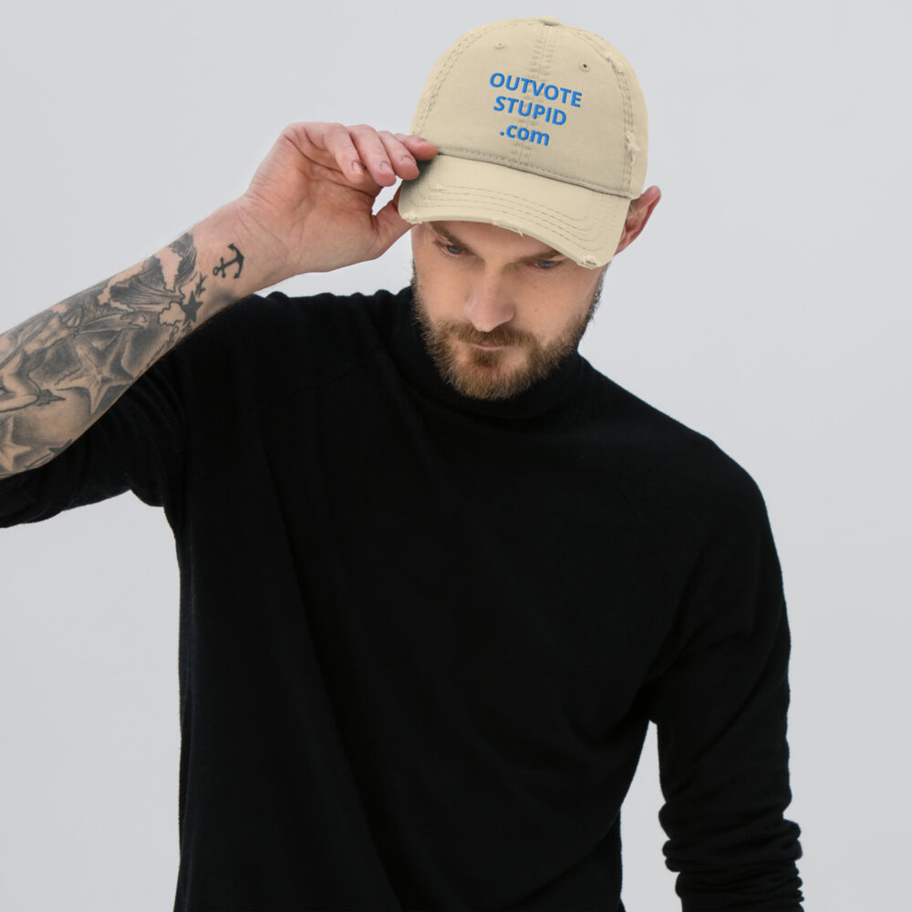 OutVote Stupid Dad Hat Khaki