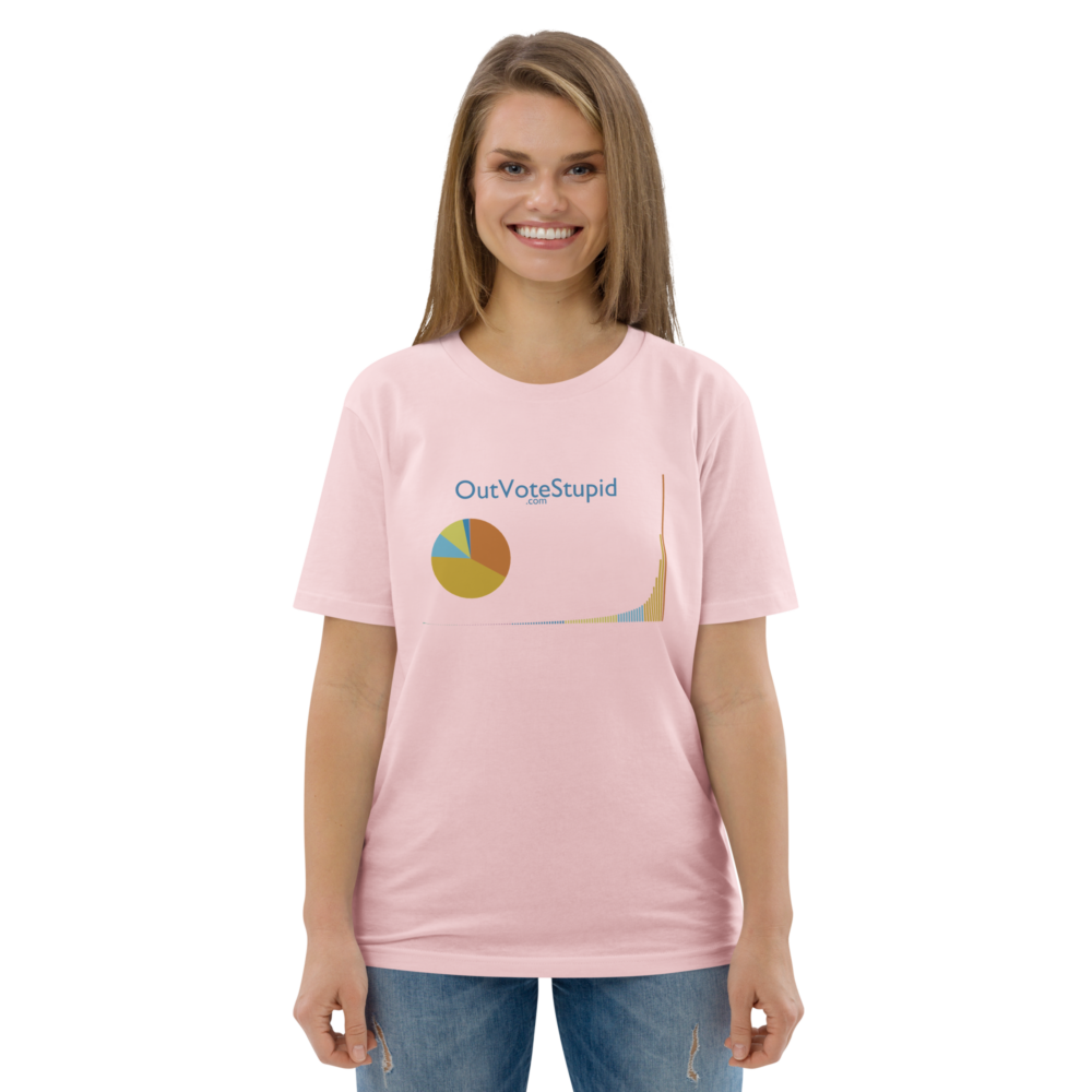OutVote Stupid Tee Pink