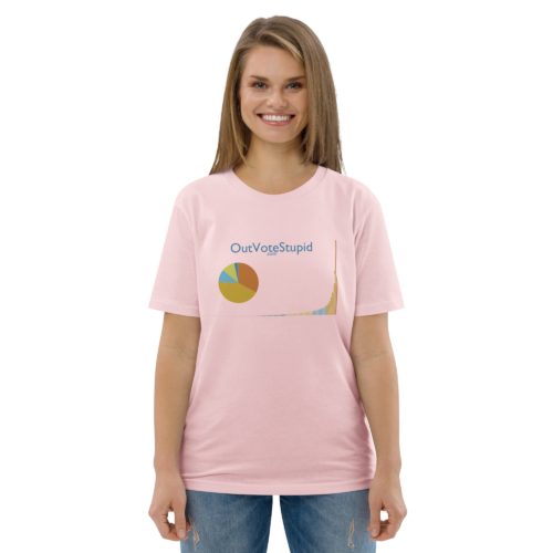 OutVote Stupid Tee Pink
