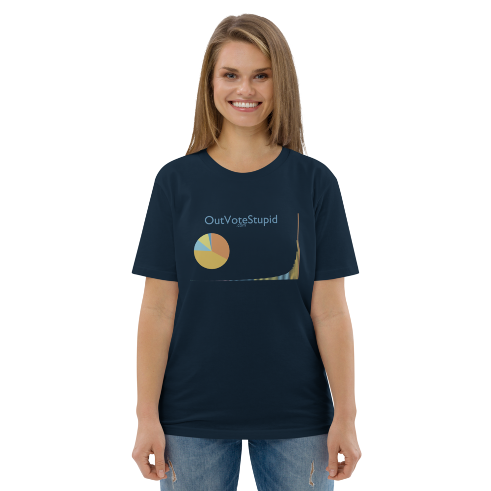 OutVote Stupid Tee Navy