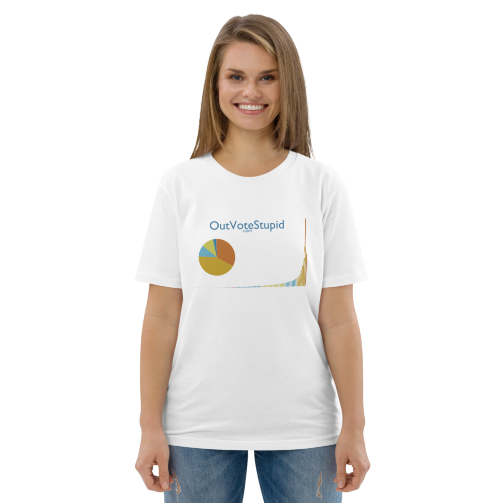 OutVote Stupid Tee White