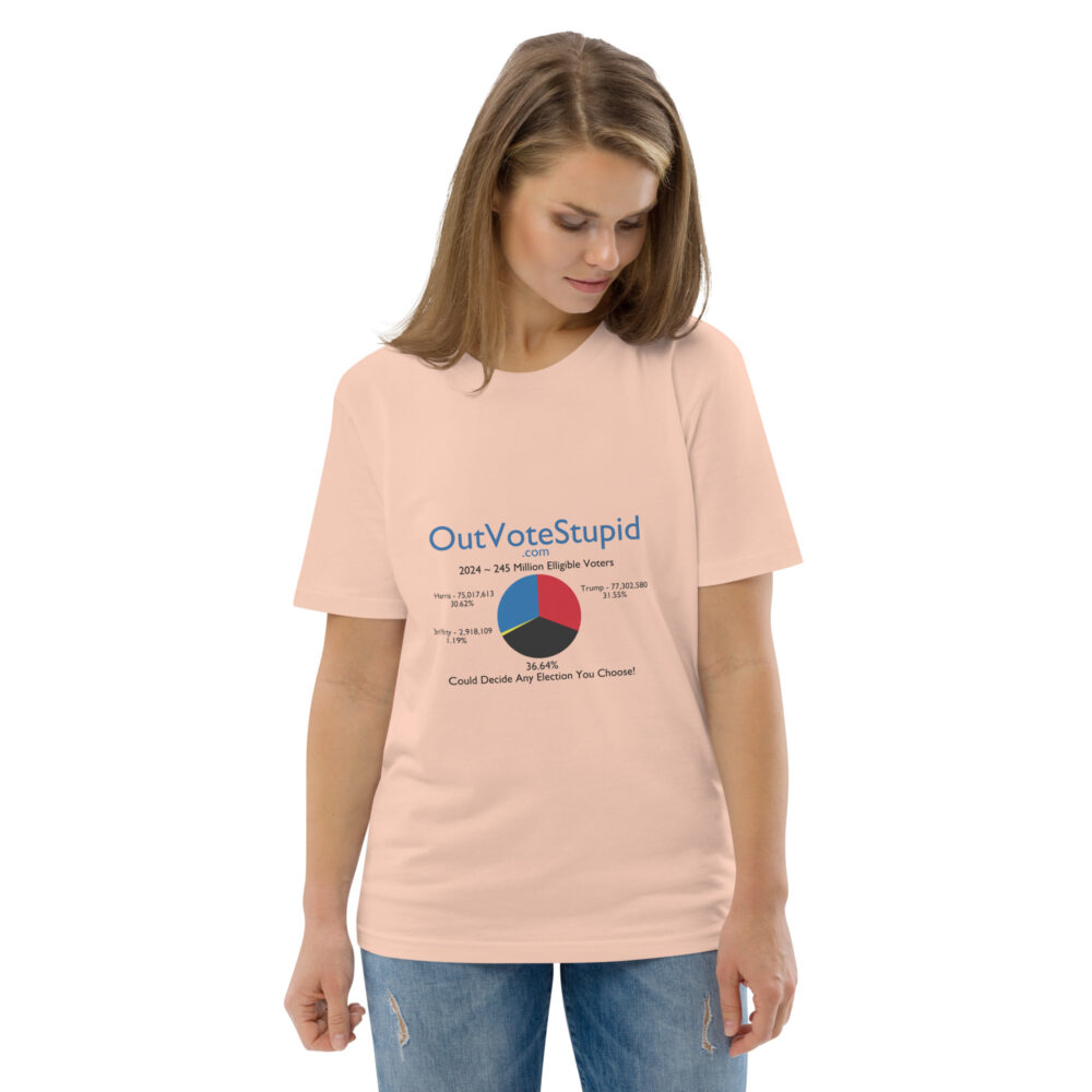 VOTE! Unisex organic cotton t-shirt - Image 3